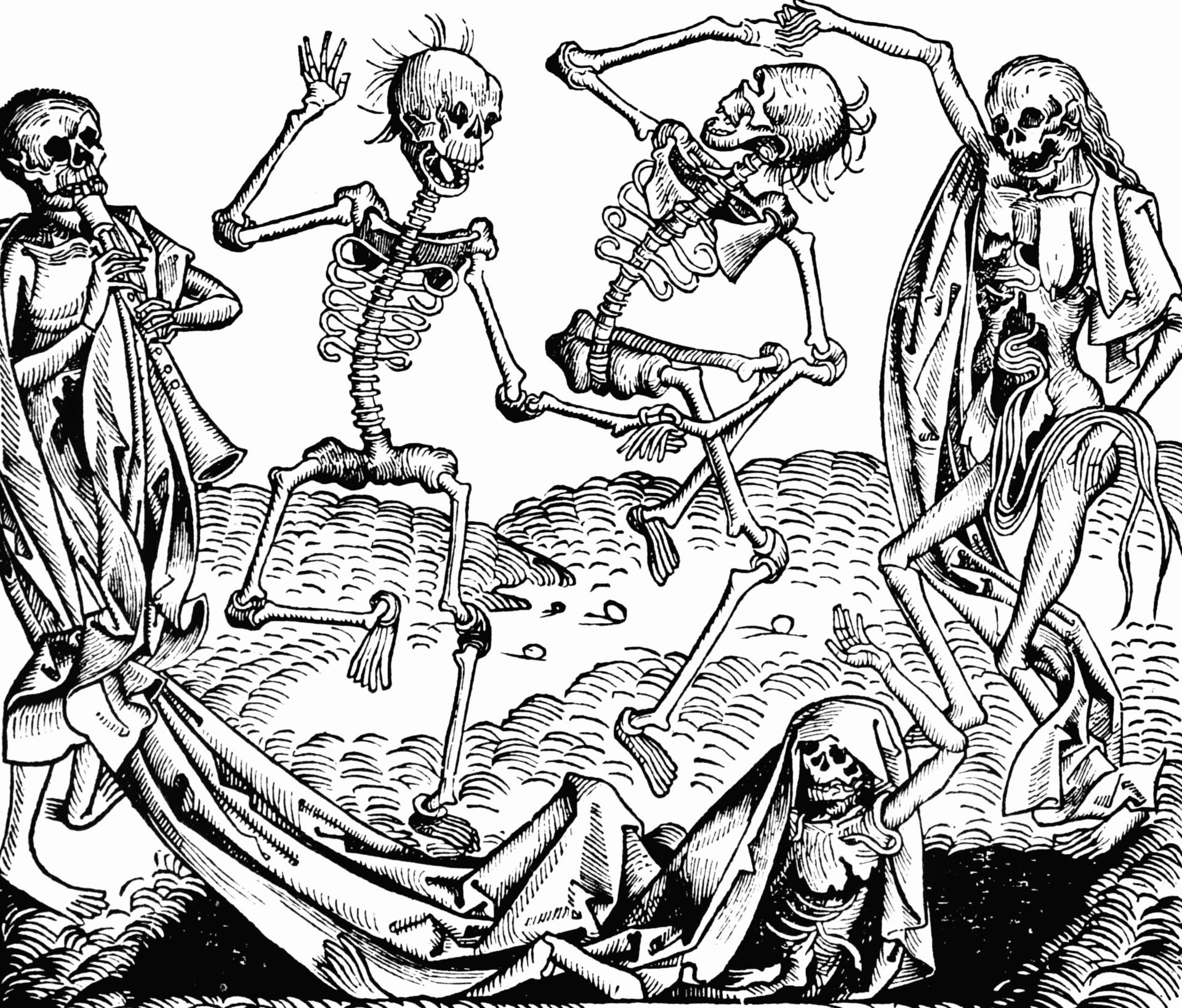 Der Totentanz oder Danse Macabre, eine Allegorie auf die Universalität des Todes, war im Spätmittelalter ein häufiges…