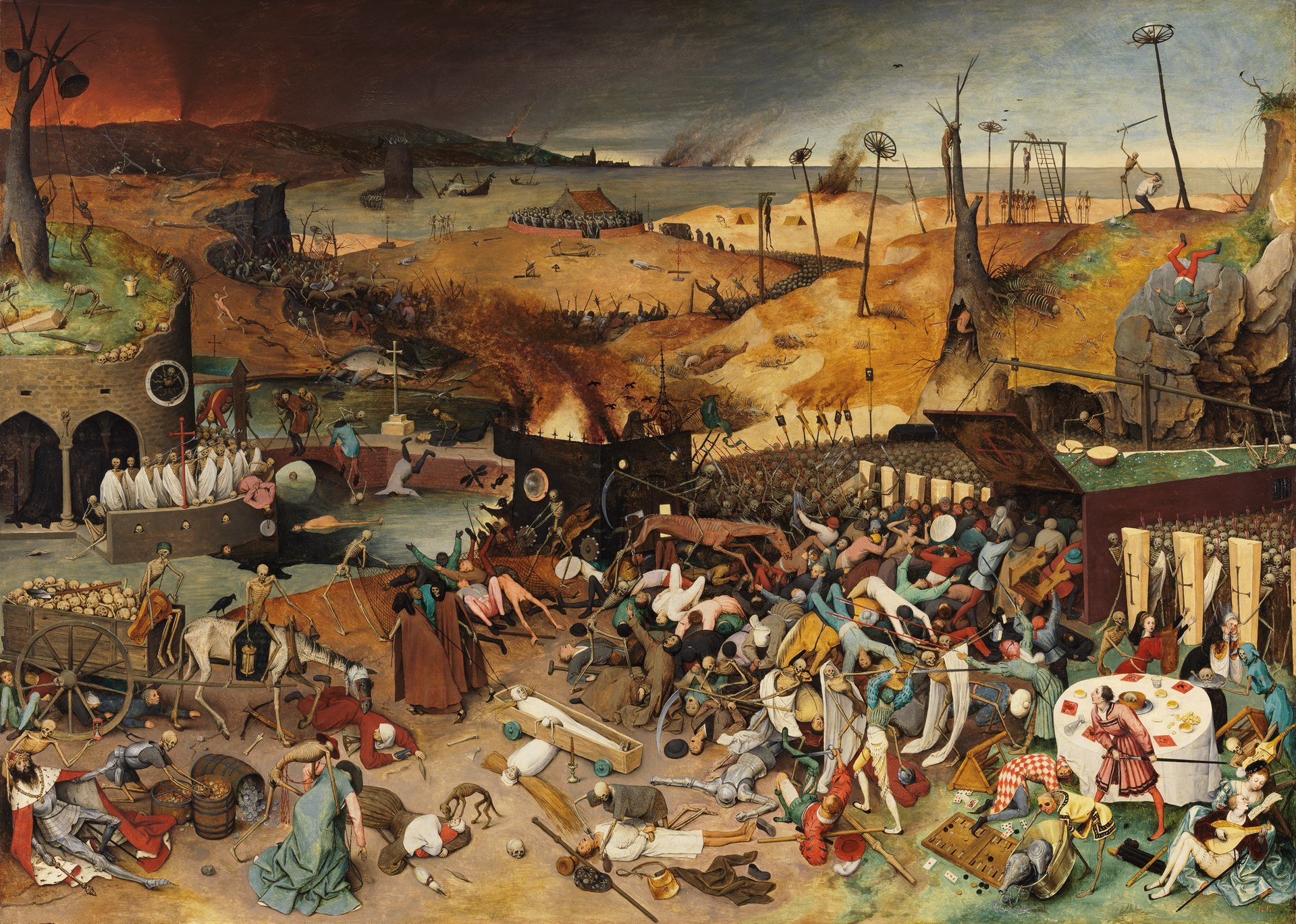Pieter Bruegel der Ältere: Der Triumph des Todes (um 1562) – Museo del Prado, Madrid