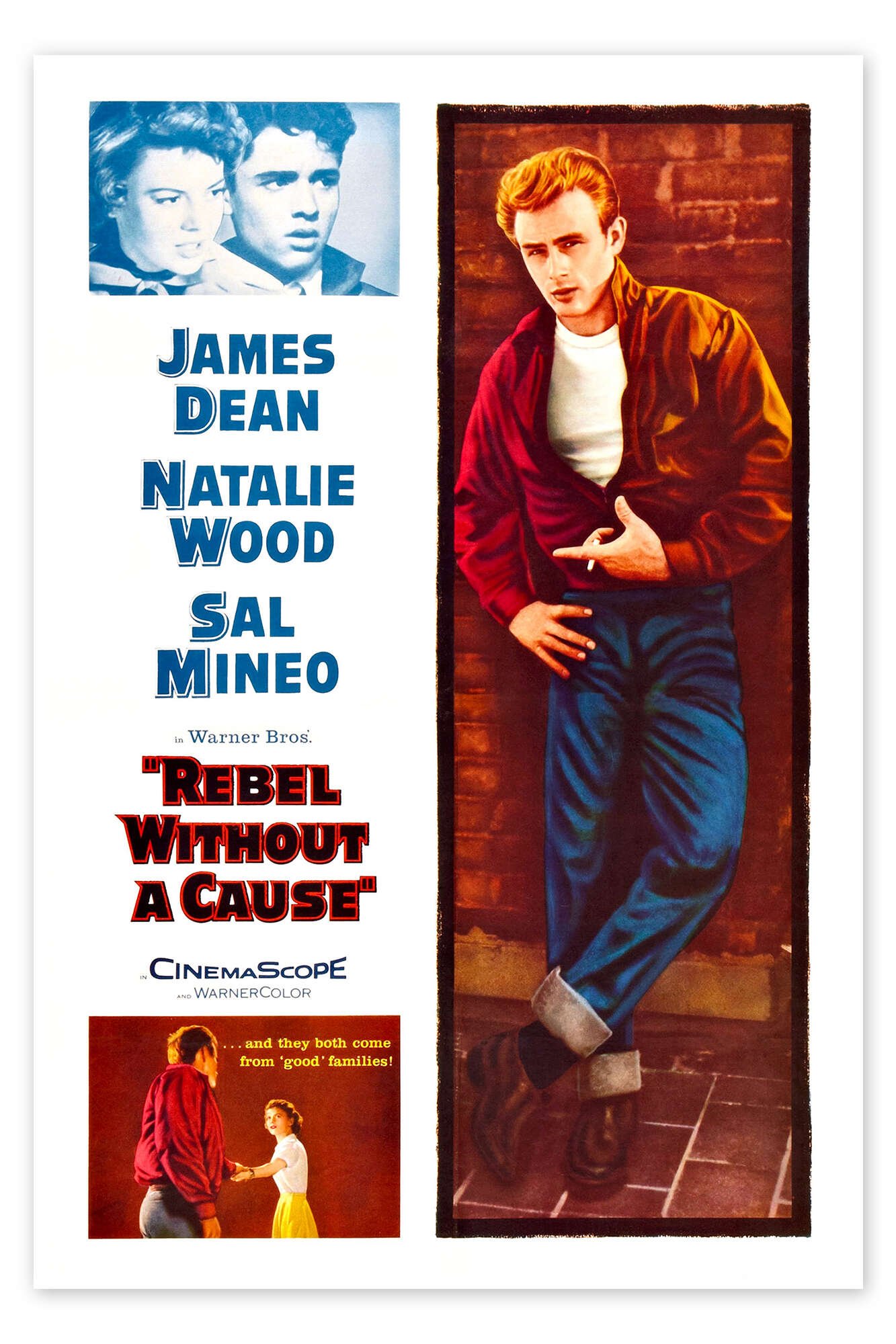 Filmplakat, Rebel Without a Cause, 1955