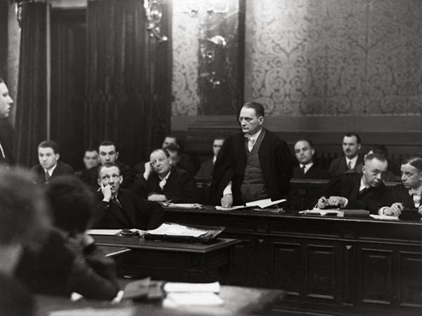 Gerichtsprozess gegen den Ringverein Immertreu, Tarnorganisation Berliner Krimineller, später Vorbild für Fritz Langs…