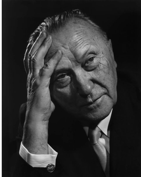 Konrad Adenauer, 1964, Yousuf Karsh.