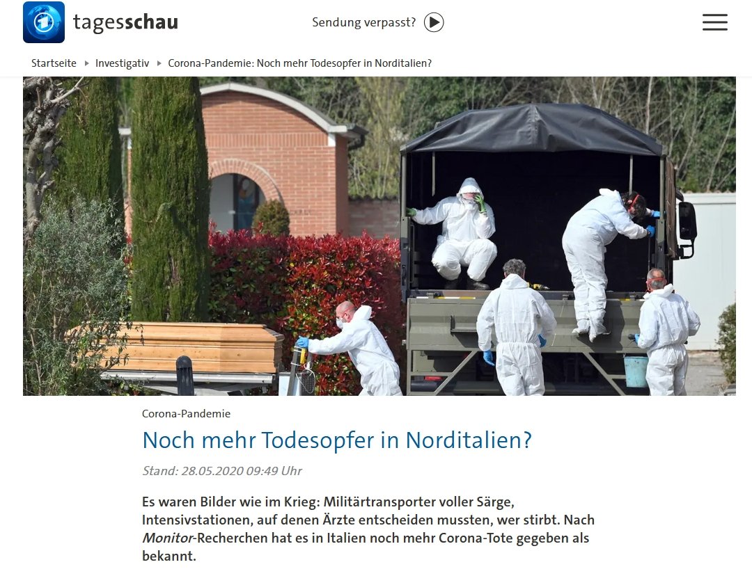 Screenshot: Tagesschau / WDR 28.05.2020