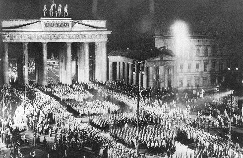 Standbild eines Propagandafilmes, 1936